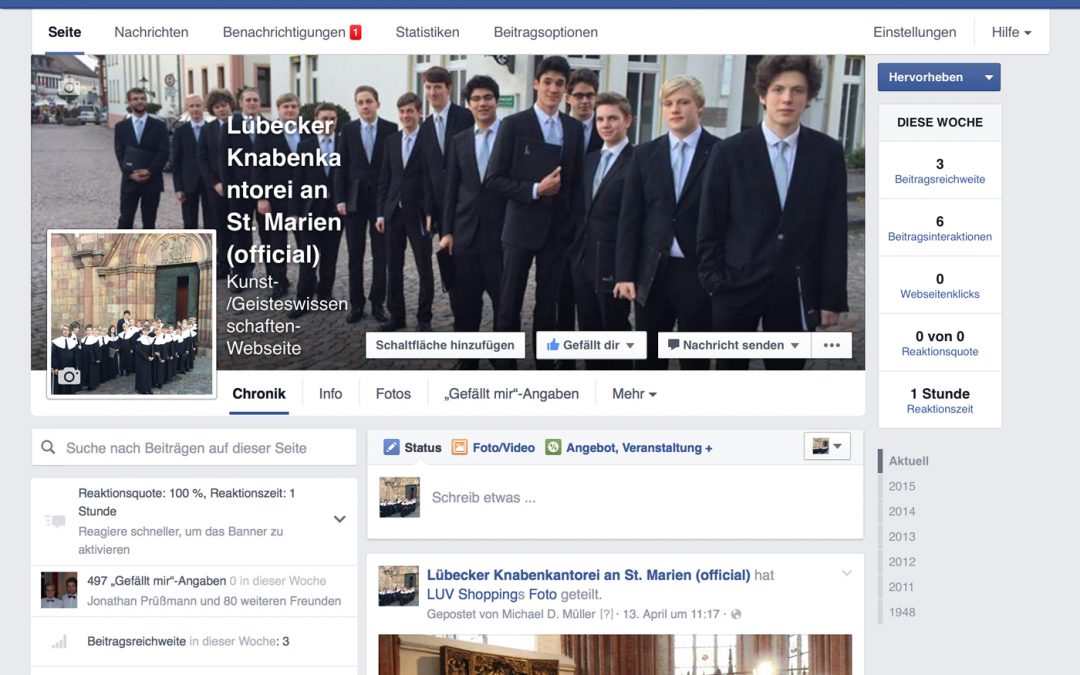 500 Facebook-Likes – Wir bedanken uns!